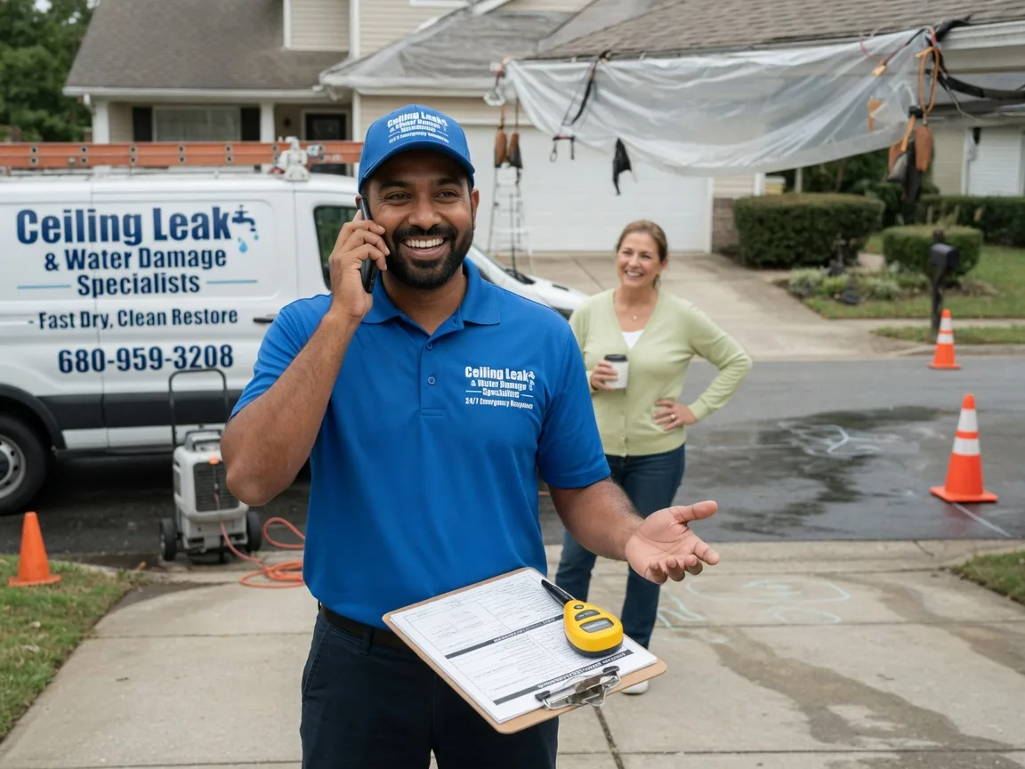 Ceiling Leak Cleanup Pleasant Garden, NC FAQs